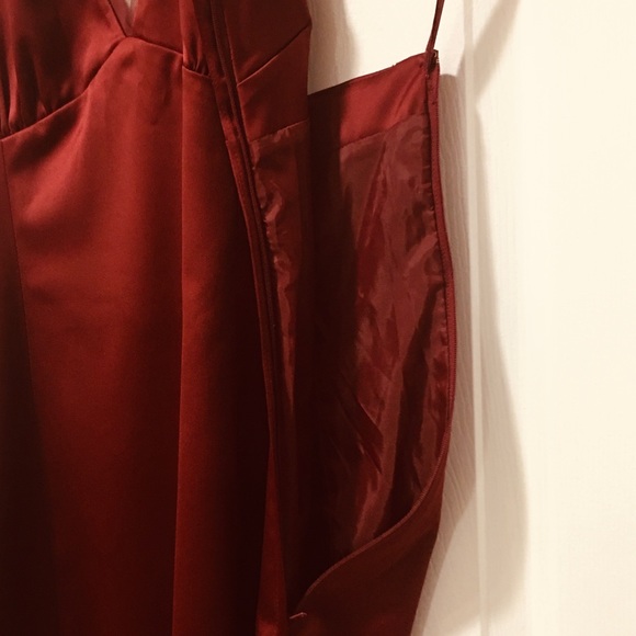 RW&CO Satin Dress Red Sz 6 - Picture 9 of 11